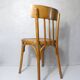 Ancienne chaise bistrot Baumann en bois courbé