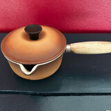 Cast iron pan with lid Le creuset