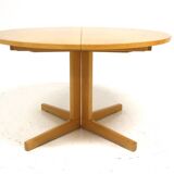 Beech dining table, Skandiform, Sweden, 1982