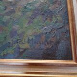 Oil on canvas signed