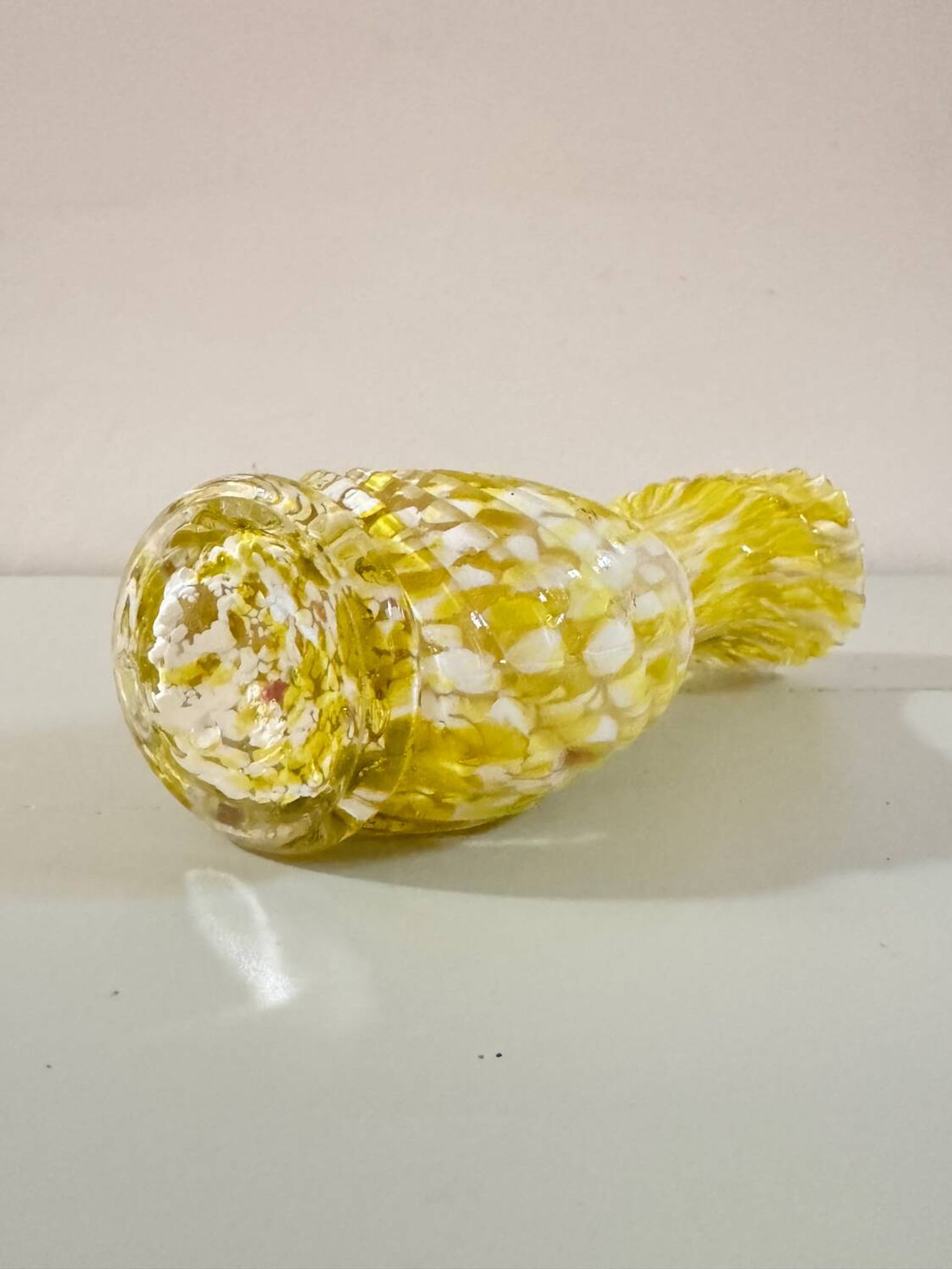 Vase soliflore Legras  « porte-bouquets soleil »