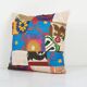 Vintage embroidered cushion cover 46x48 cm