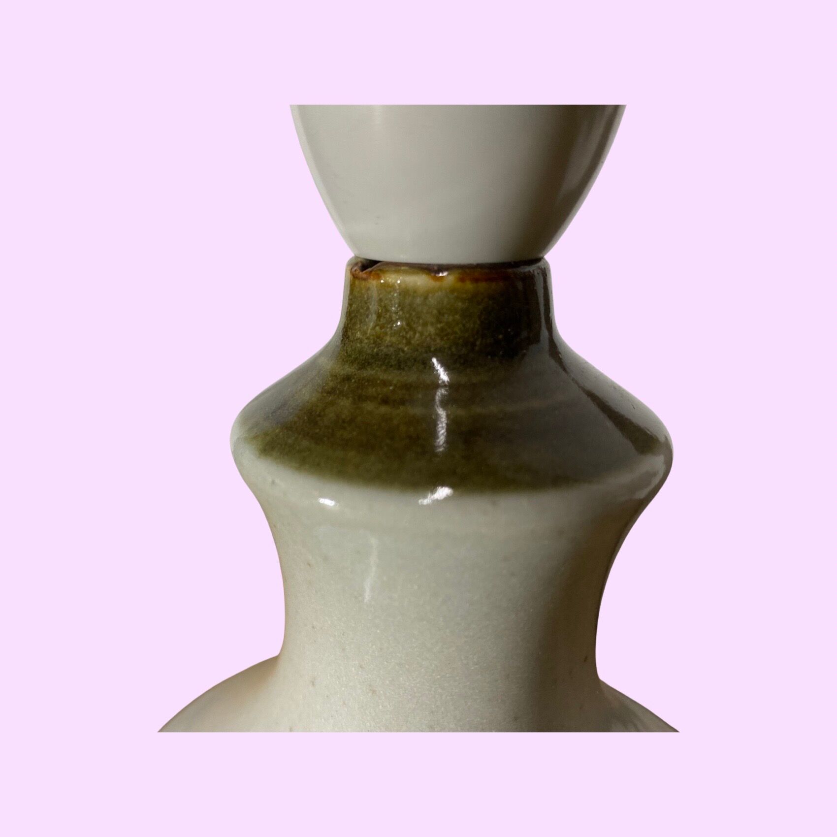 Stentøj Vintage Table Lamp Made In Denmark 1960s - Ceramic Lighting Designed by Hanne Stentøj