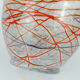 loetz klostermühle art deco glass VASE or bowl 1930s orange red purple white