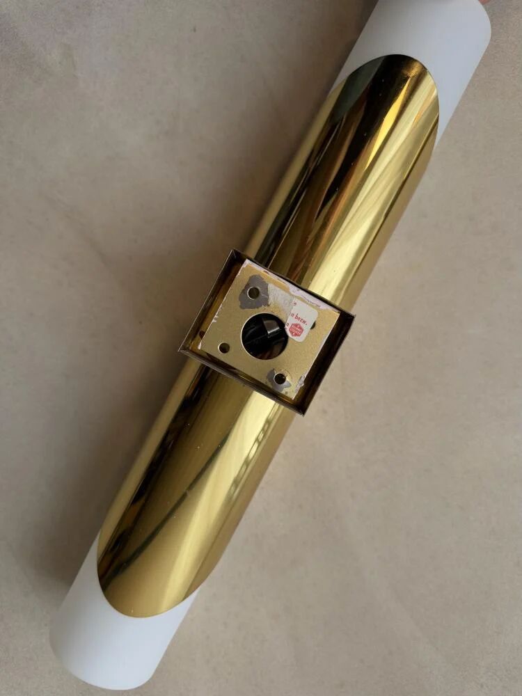 Rolf Krüger Paul Neuhaus brass wall lamps set 1970s