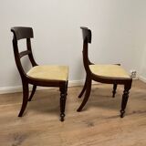 Set of 6 antique mahogany dining chairs