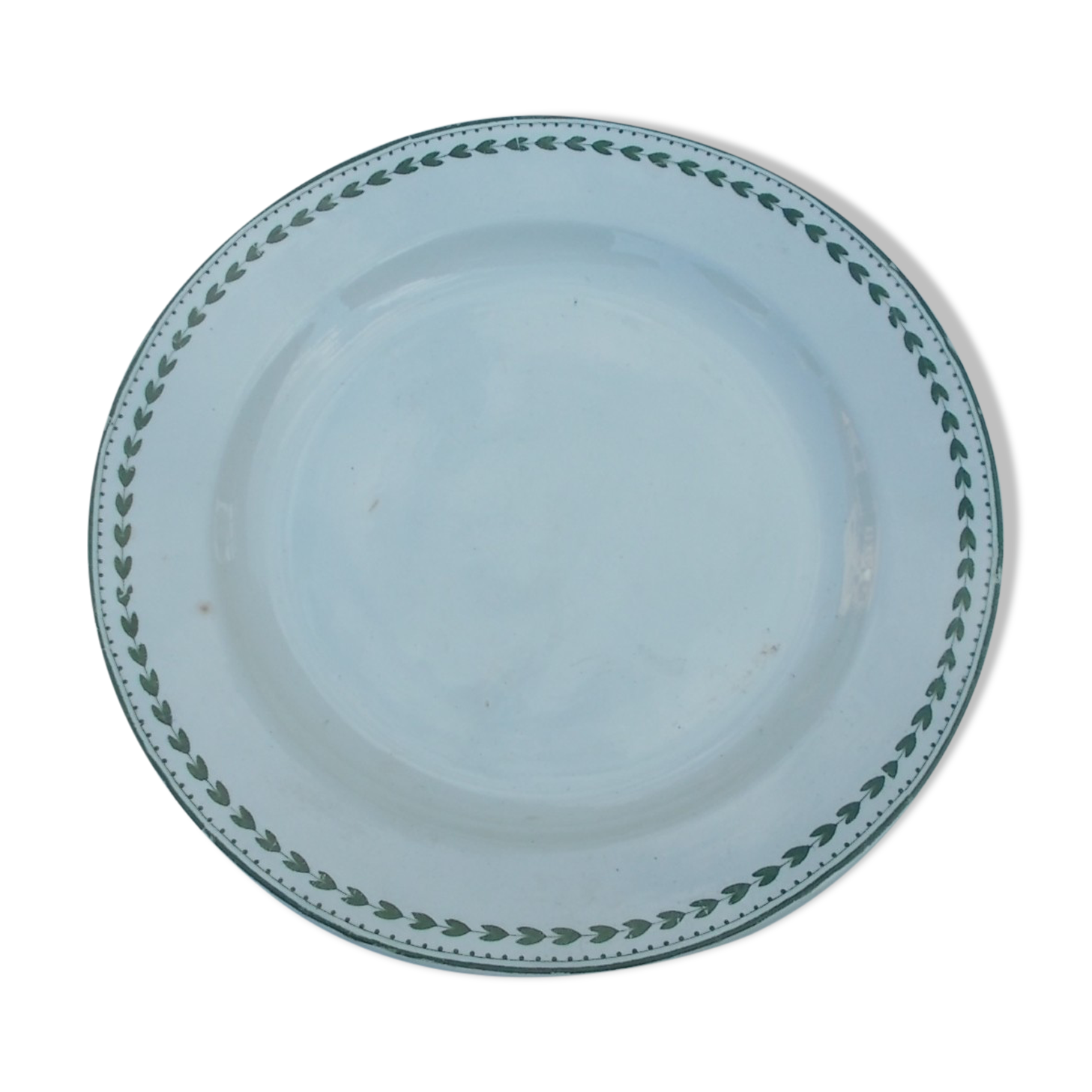 Plate diameter 30 cm faience b.f.k model laurier