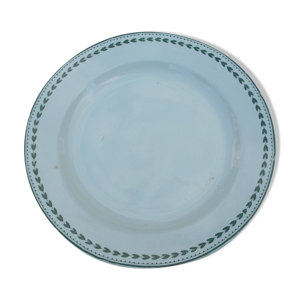 Plat diam 30 cm faience