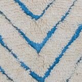 Handmade natural wool Berber rug