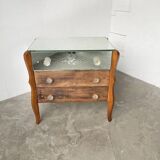 60s mirrored chest of drawers