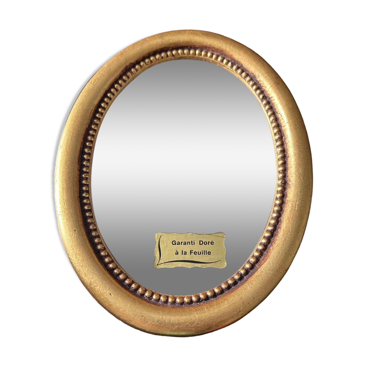 old mirror gilded with fine gold