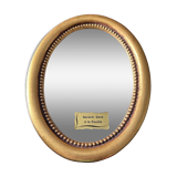 old mirror gilded with fine gold