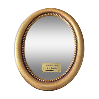 miroir ancien doré à l'or fin