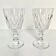 2 verres à vin modèle "Armagnac" cristal de Baccarat