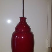 Ceramic lamppost with lampshade, Jacques Molin