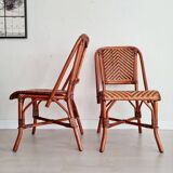 Rattan bistro chairs