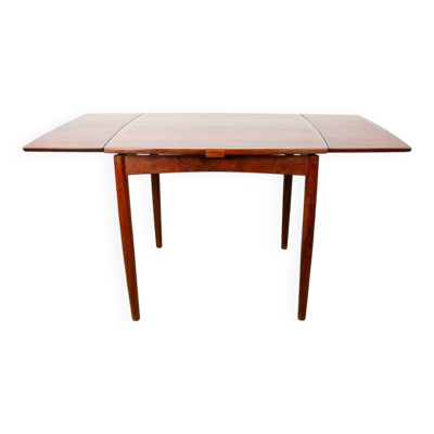 Table Danoise extensible et réversible, jeux/repas palissandre P.Hundevad.