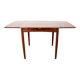 Table Danoise extensible et réversible, jeux/repas palissandre P.Hundevad.