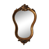 Miroir de style en bois doré vintage