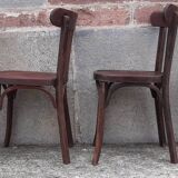 Baumann bistro chairs, 1950s. (Set of 4)