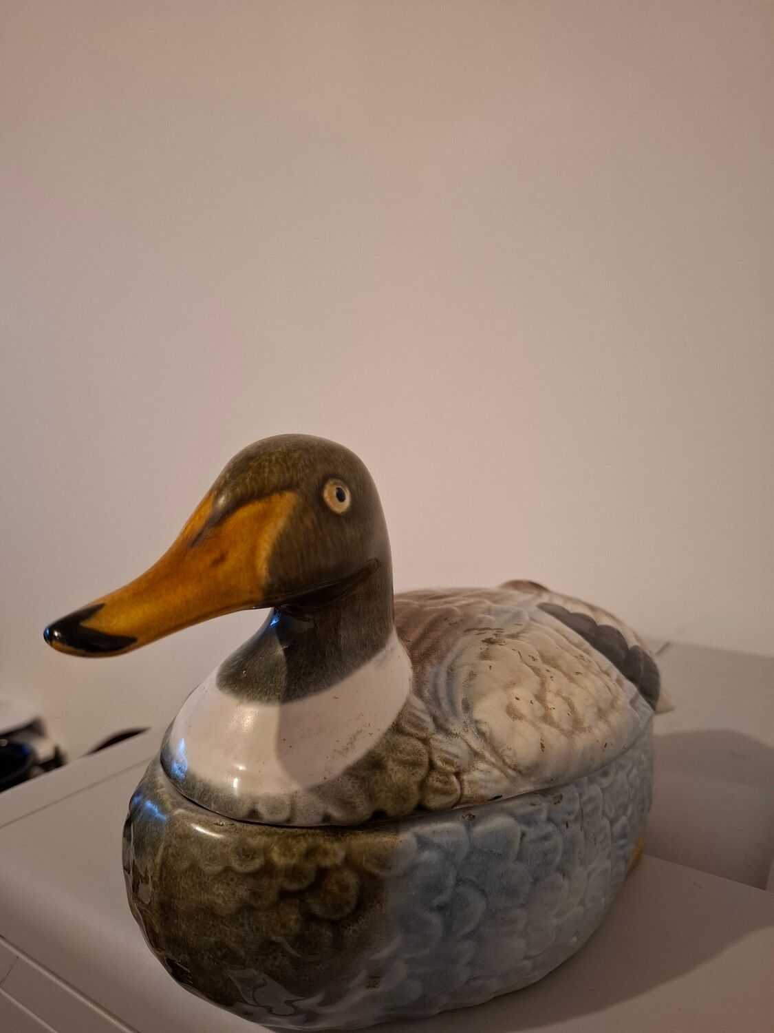 Ceramic duck terrine