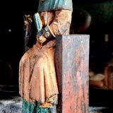 Religious sculpture, saint from the 17th century.