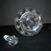 Cut crystal wine carafe Saint-Louis model VIC Massenet 1930 H34cm