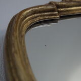 Louis XV style gold rock mirror