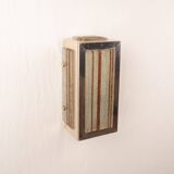 Applique in vetro e alluminio di Albano Poli per Poliarte - Cromo Version