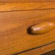 Mid-century modern teak secretary from Dyrlund, Denmark, 1960s