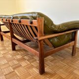 Percival lafer khaki brazilian three-seater sofa mp-41