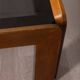 VINTAGE 1970S COFFEE TABLE IN WOOD AND GLASS DESIGNED AFRA E TOBIA SCARPA