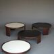 Cassina model 780/783 Stacking Tables by Gianfranco Frattini, 1970s