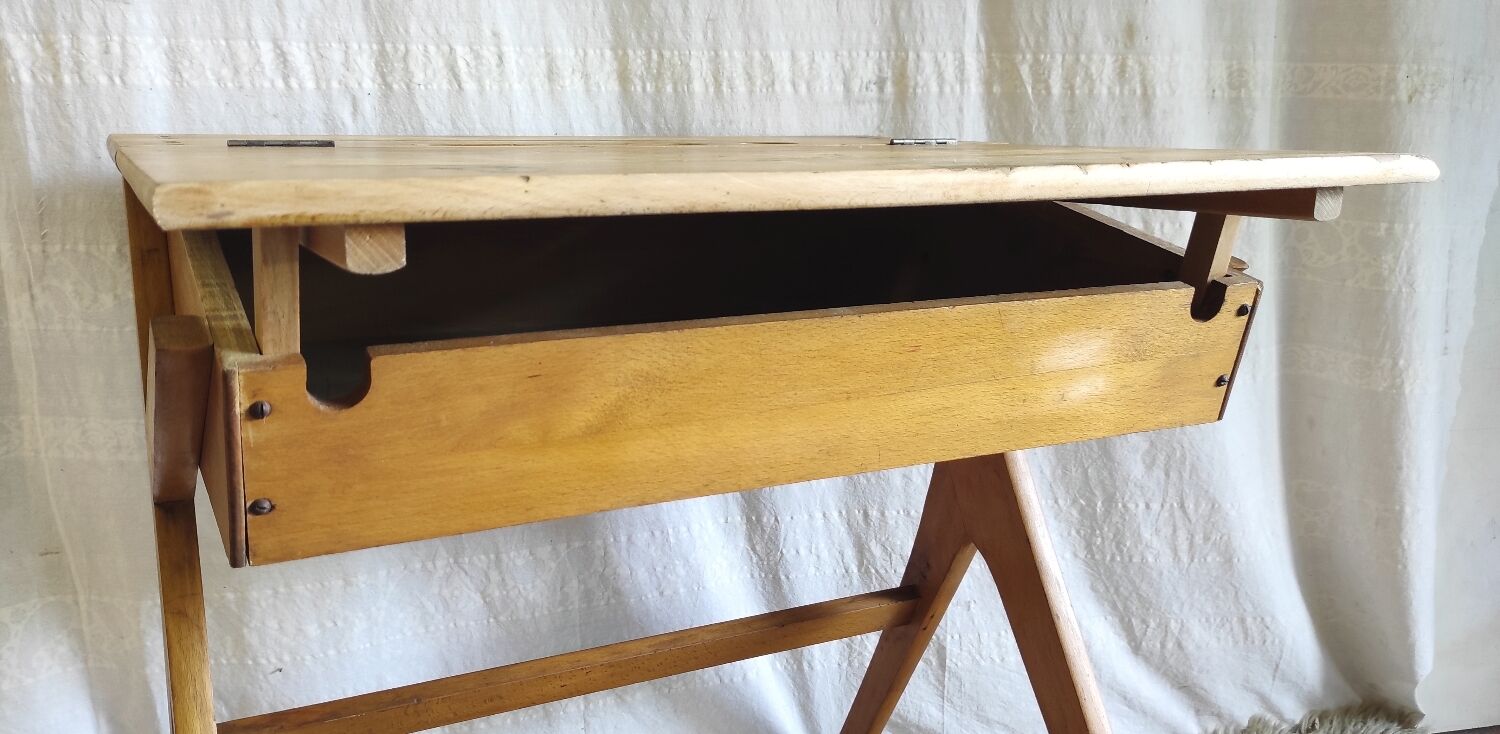 School desk compass feet - 50s/60s