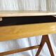 Bureau écolier pieds compas - années 50/60