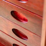 Buffet italien moderne des années 1950 Frattini pour Bernini – Portes coulissantes en bois