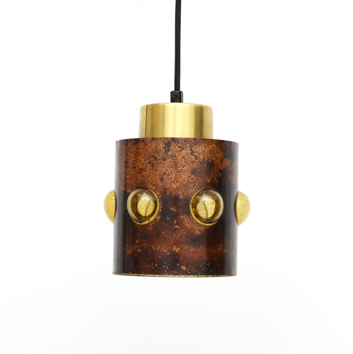 Vintage copper pendant lamp by Nanny Still for Raak