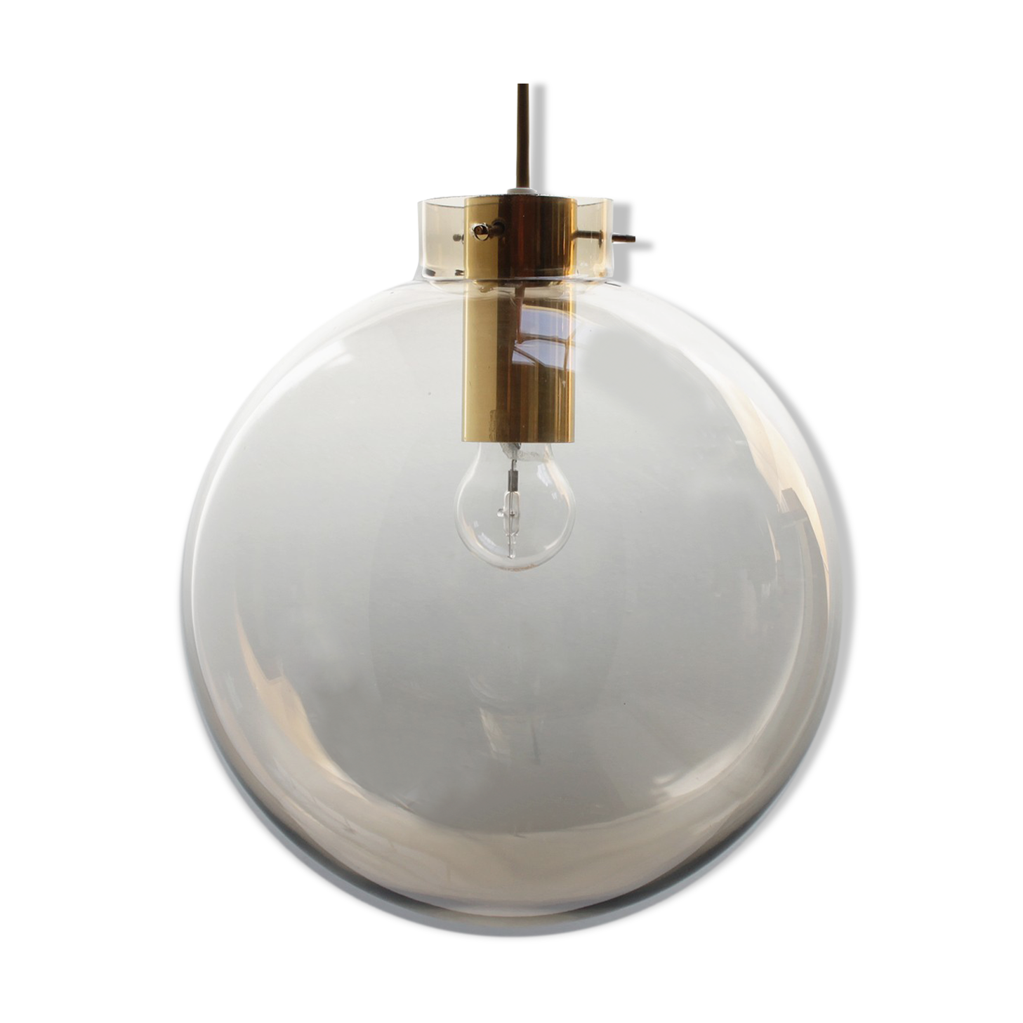 Scandinavian glass sphere pendant by Jonas Hidle for Høvik Lys