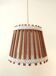 Scandinavian rattan and jute fabric suspension 1970