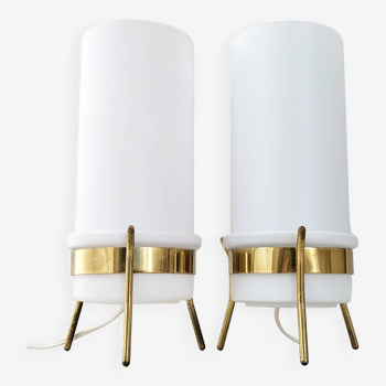 Pair of vintage 1950 Parscot lamps