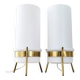 Paire de lampes vintage 1950 Parscot