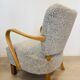 Fully Restored Vintage Lounge Arm Chair by Jindrich Halabala H-237, 1950’s