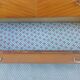 commode aux pieds compas, effet miroir, vintage