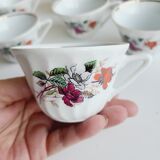 Set of 8 cups Chauvigny