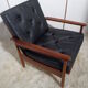 Scandinavian vintage leather armchair
