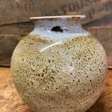 Stoneware ball vase