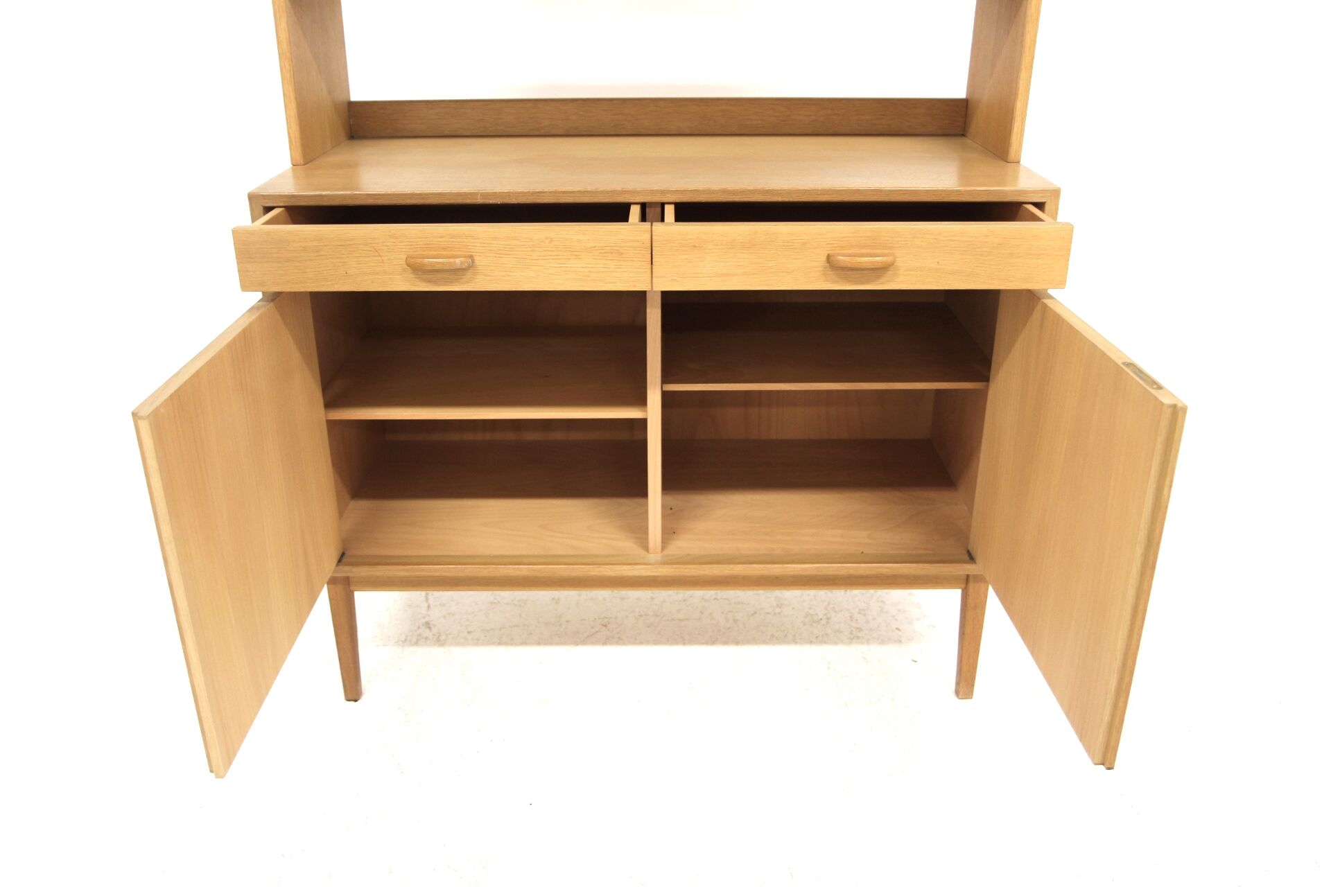 Scandinavian oak library Sweden 1960