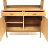 Scandinavian oak library Sweden 1960