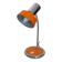 1970s orange metal desk lamp