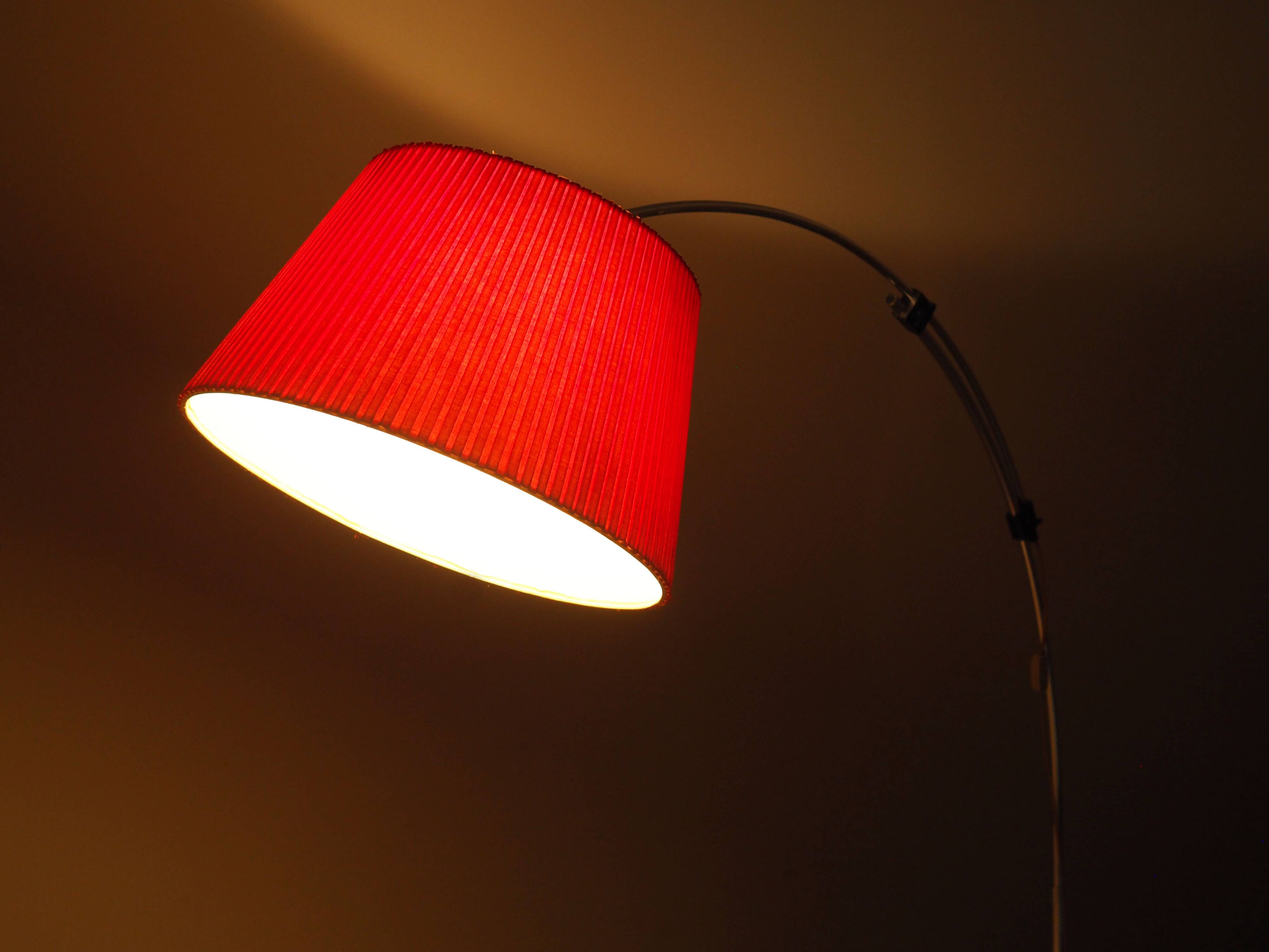 Lampadaire, design danois, années 1980, production : Danemark